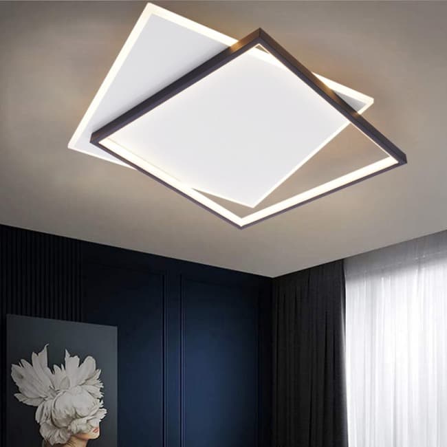 Modern Geometric Ceiling Light by Awta
